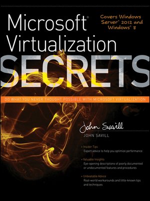 cover image of Microsoft Virtualization Secrets